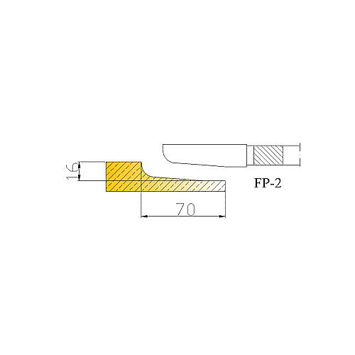 Frez do płycin drzwiowych